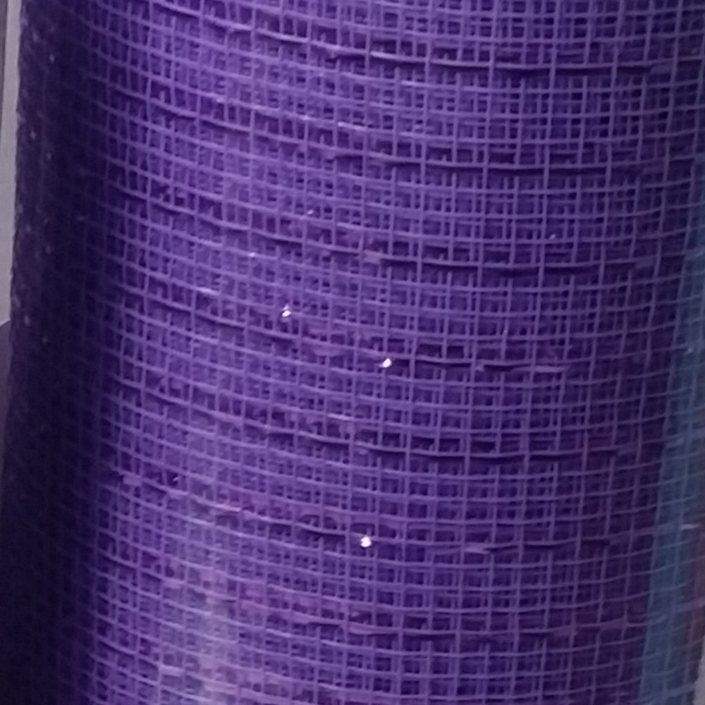 Purple Deco Mesh 6 Rolls Crafts Wreaths 10" 10Yard
